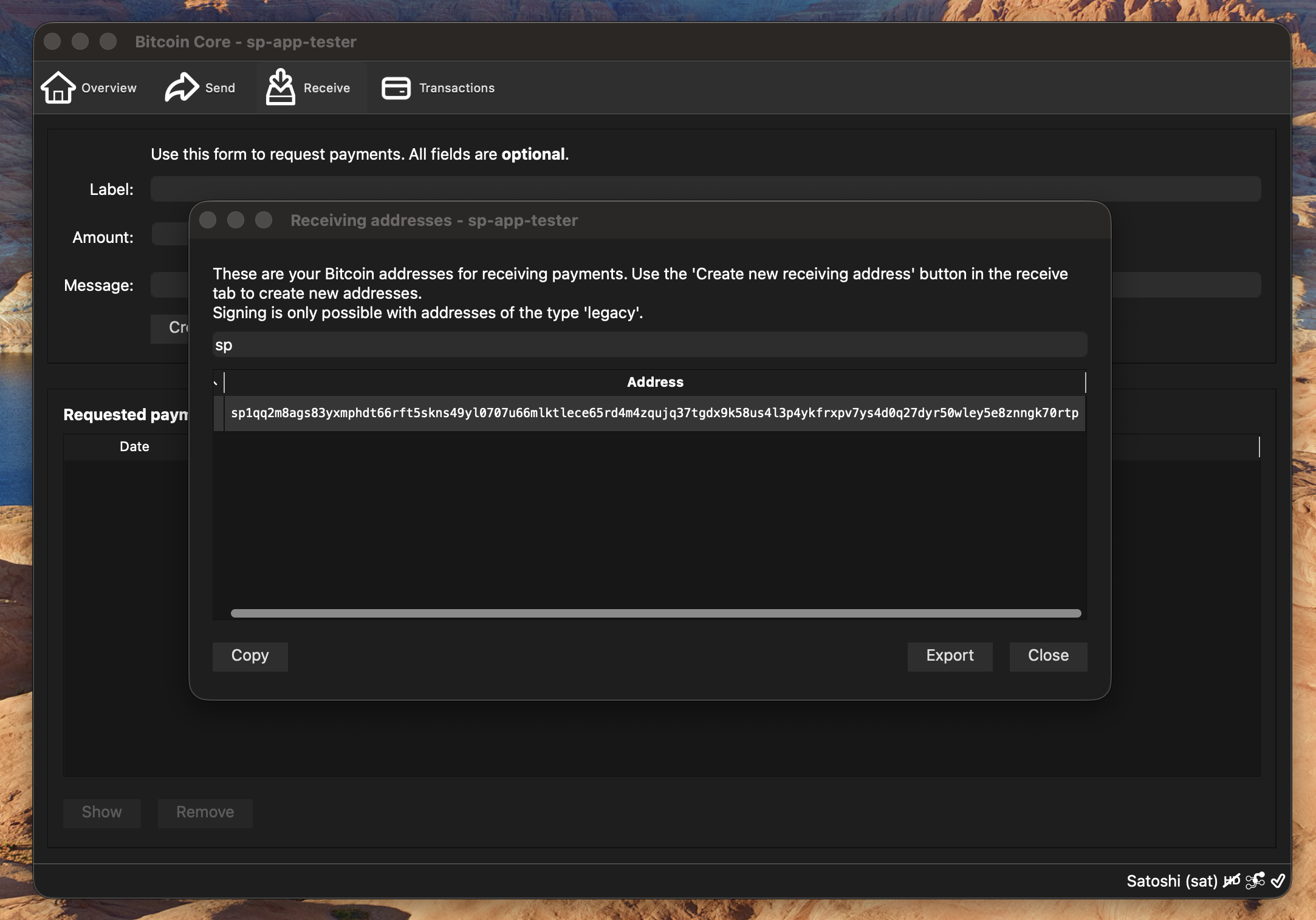 Find Silent Payment in Receiving Addresses