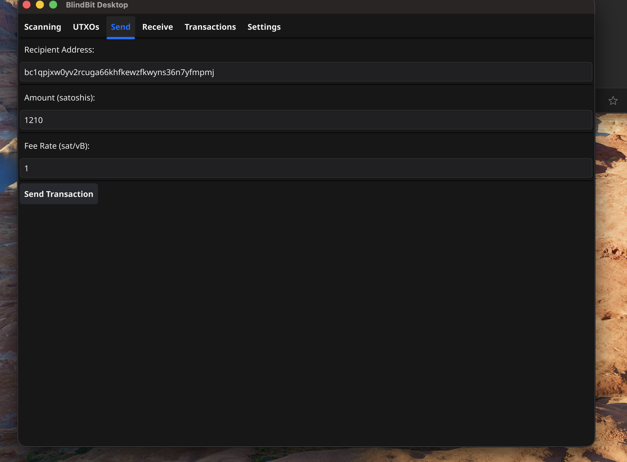 Enter Recipient Information