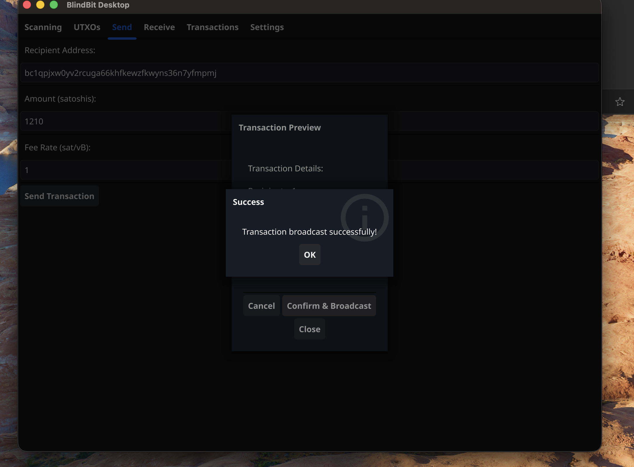 Transaction Confirmation