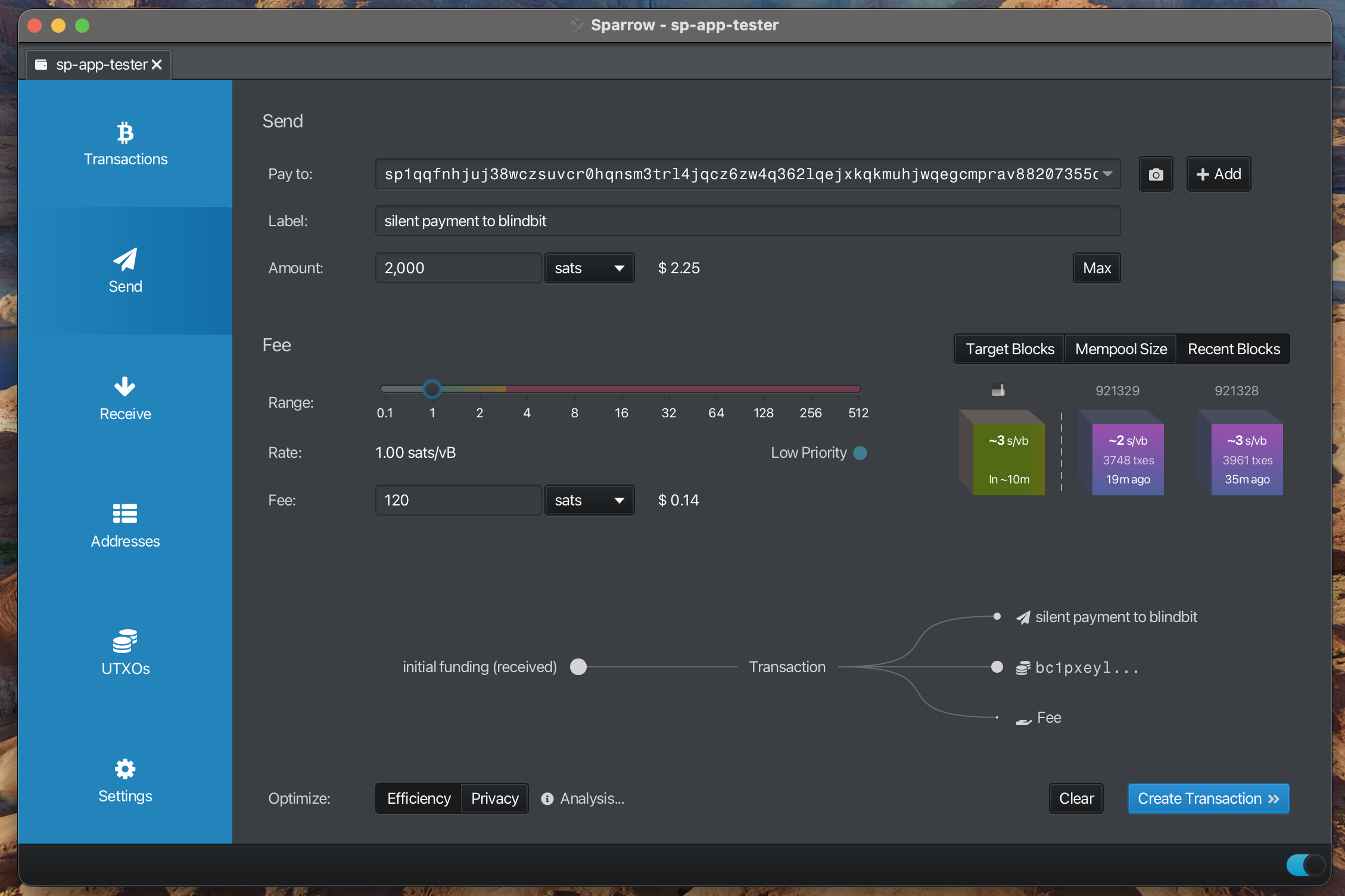 Enter Recipient Information